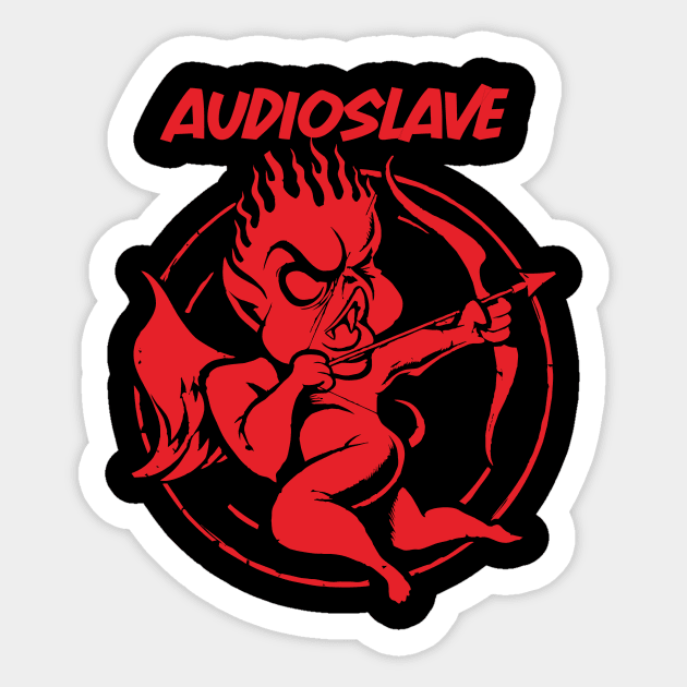 cupid red audio slave Sticker by Sad is treu